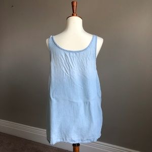 Anthropologie Tops - Chambray Scoop Tank Anthropologie Tops - Chambray Scoop Tank
